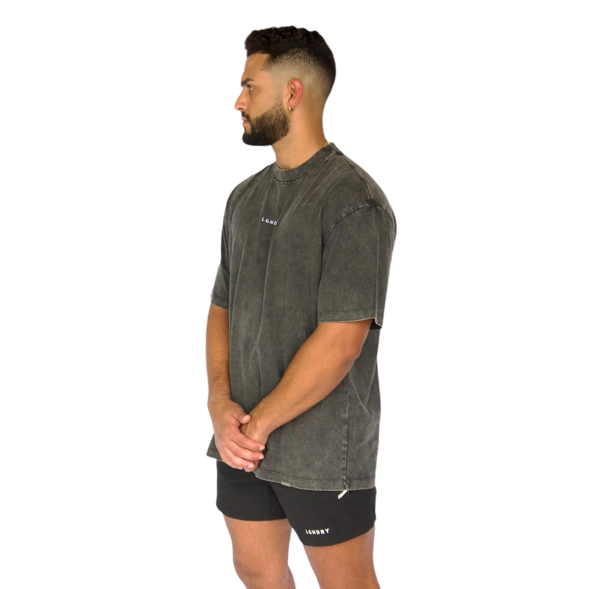 OVERSIZED ACID WASH TEE