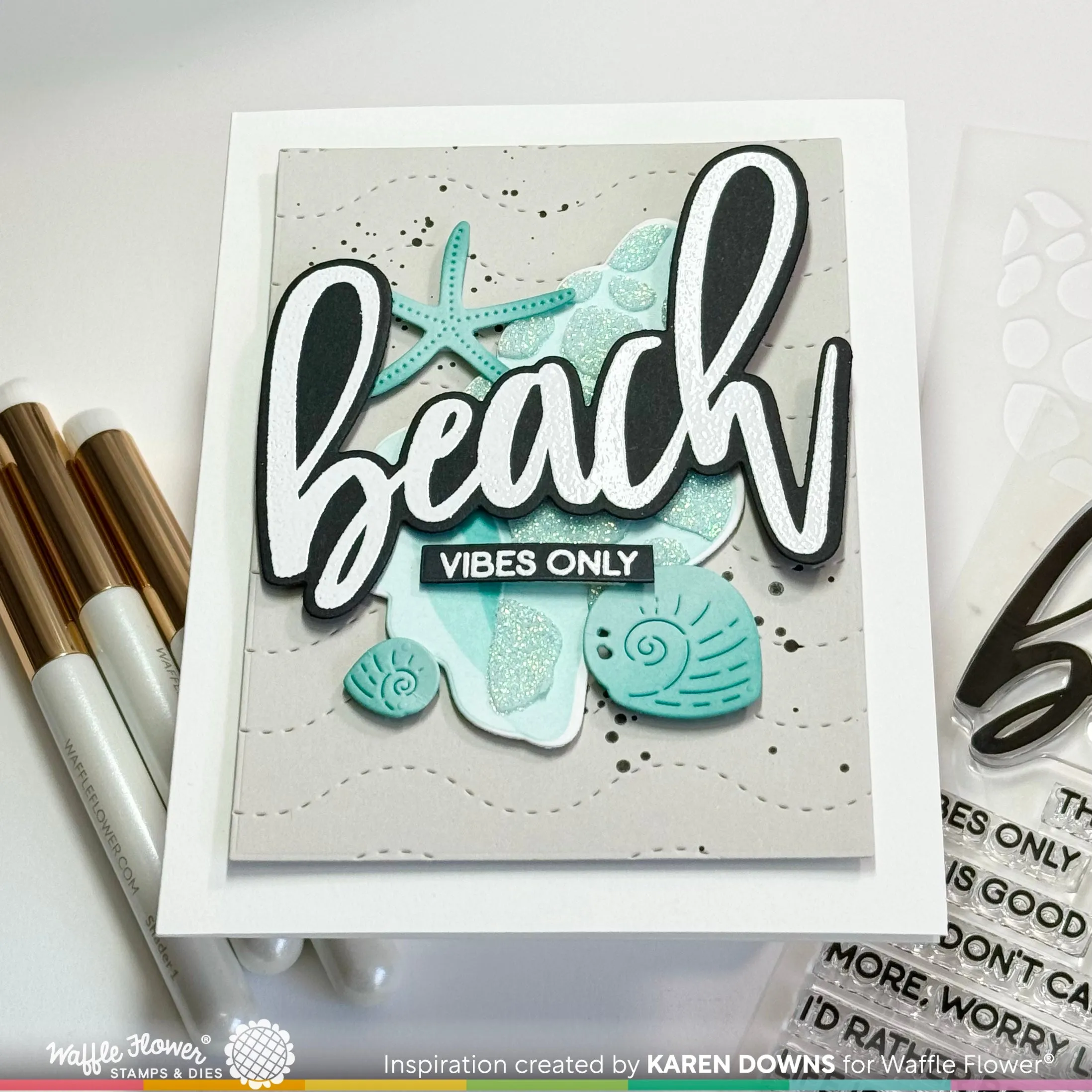 Oversized Beach Stamp Set