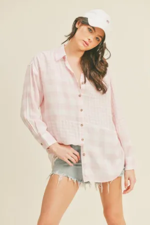 Oversized Button Up Shirt - Lush Clothing