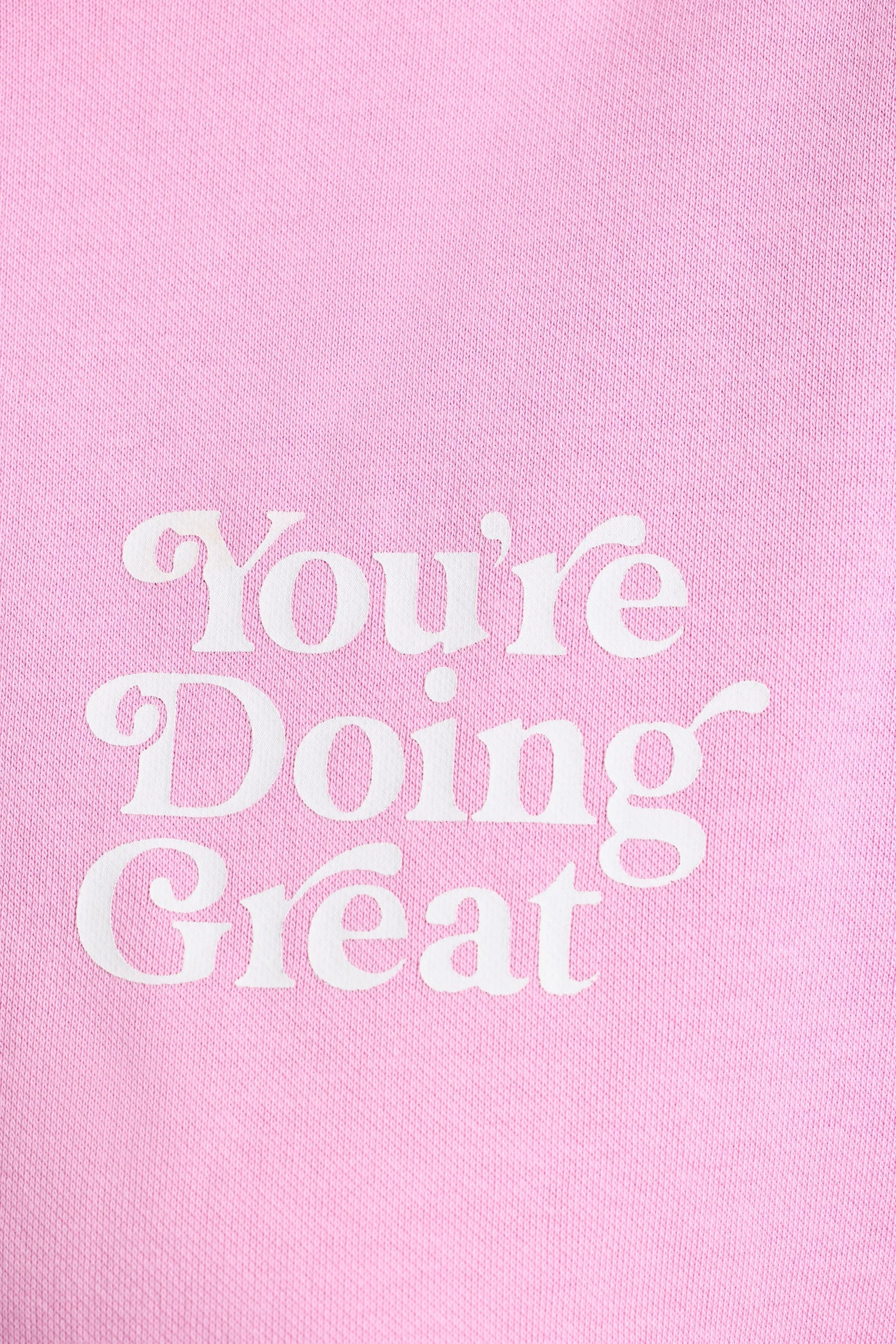 Oversized Hoodie in Bubblegum Pink
