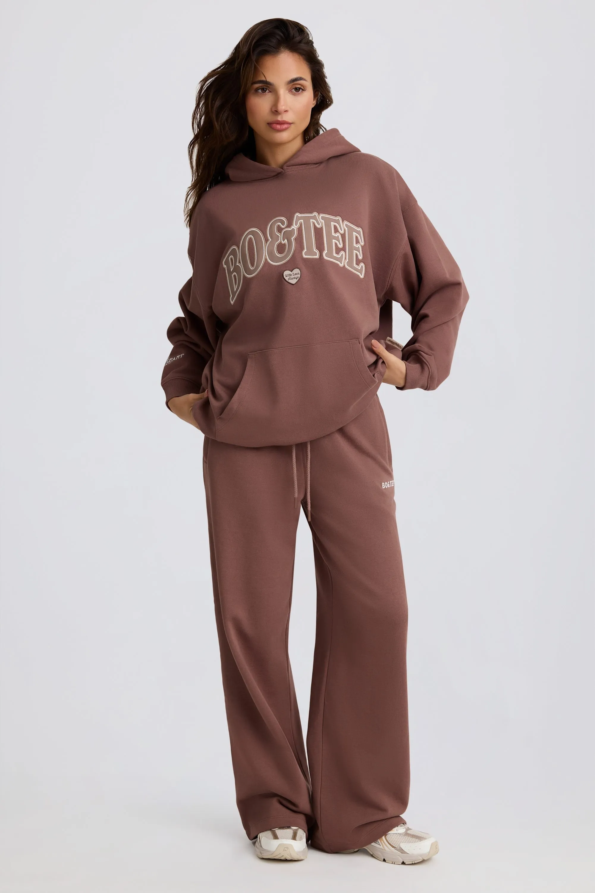 Oversized Hoodie in Mocha