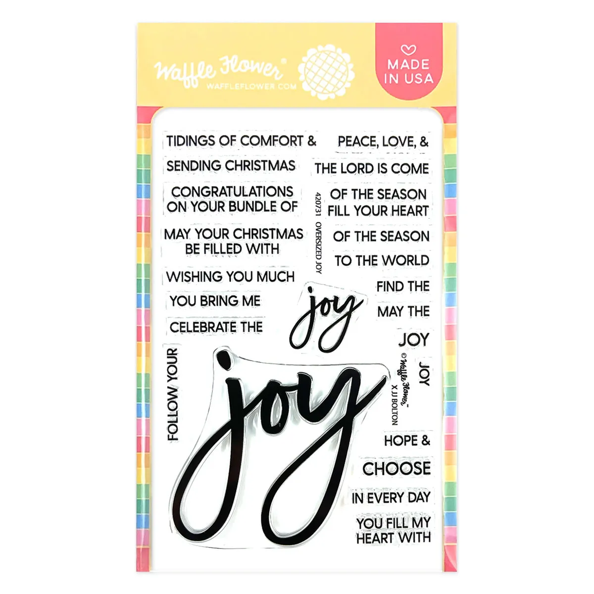 Oversized Joy Stamp Set