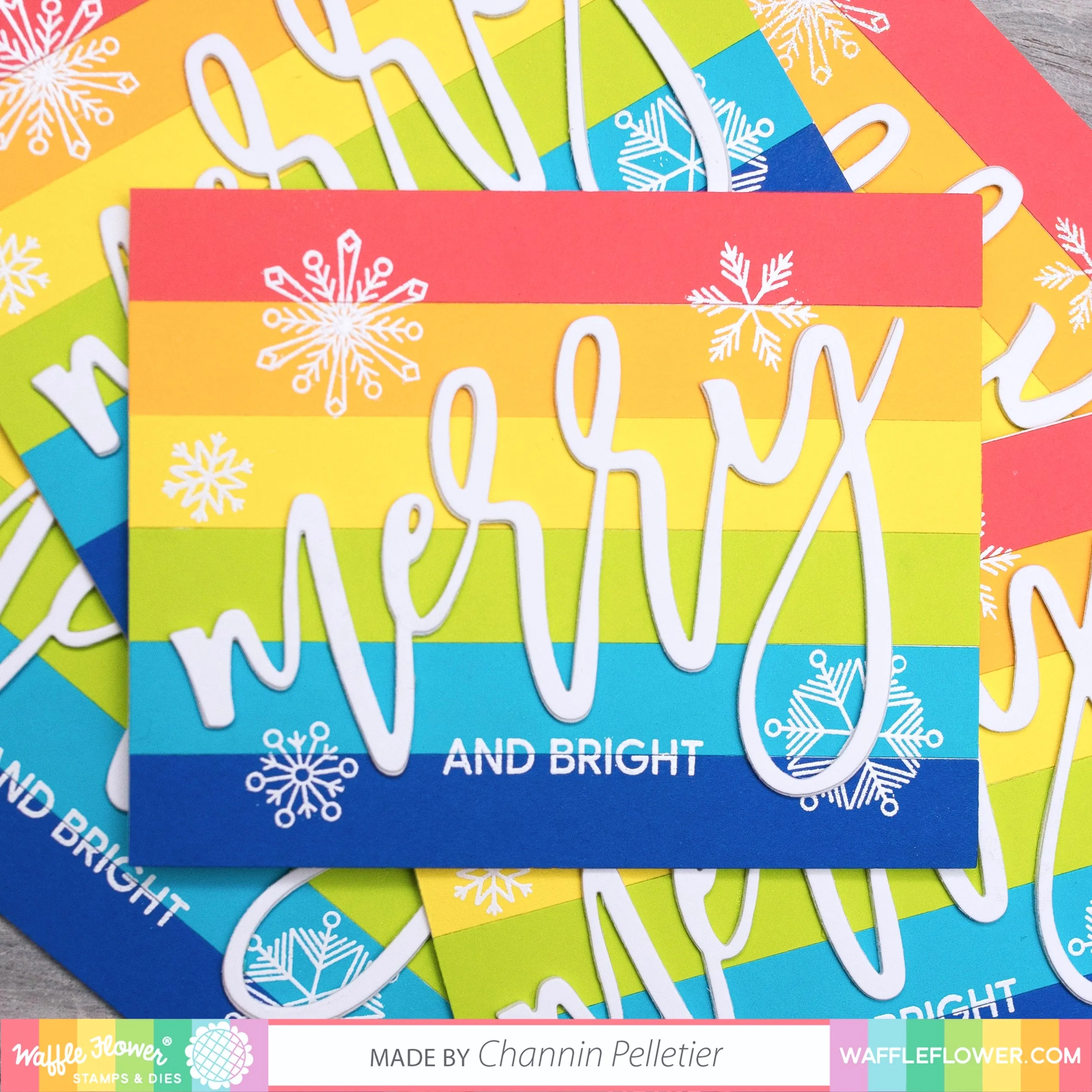 Oversized Merry Stamp Set
