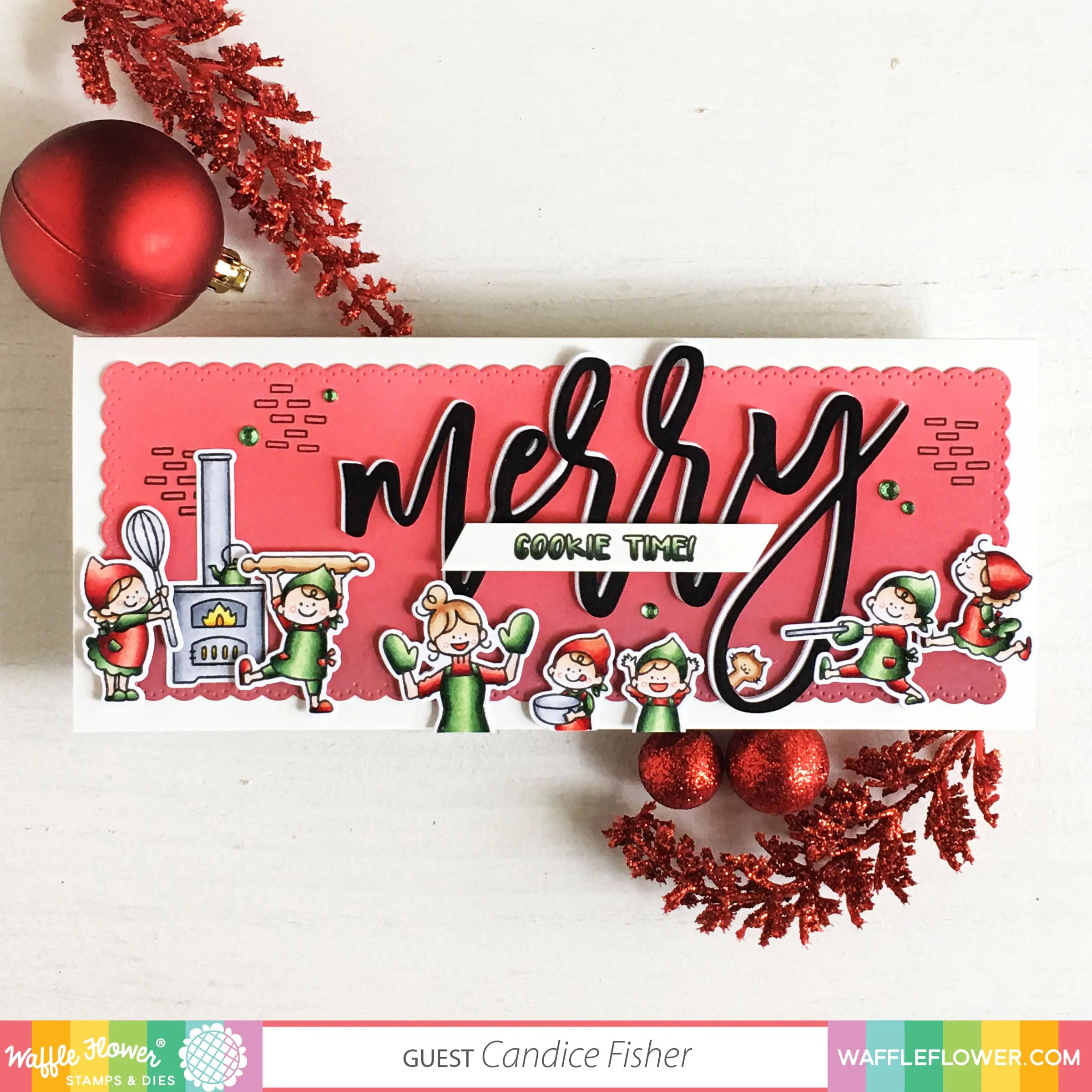 Oversized Merry Stamp Set