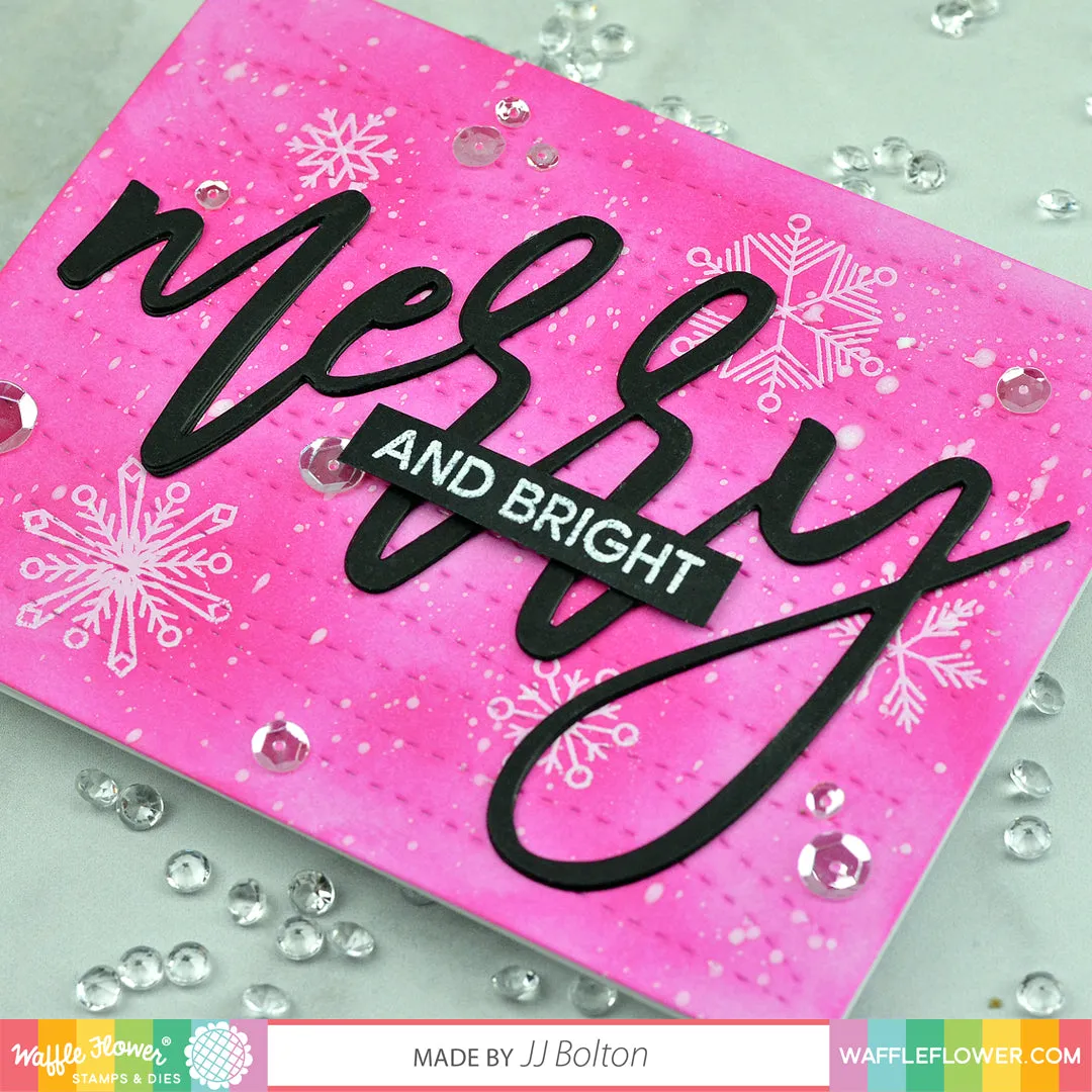Oversized Merry Stamp Set