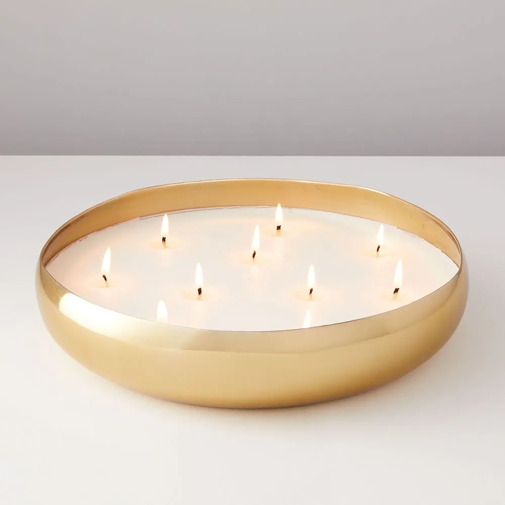 Oversized Metal Candle