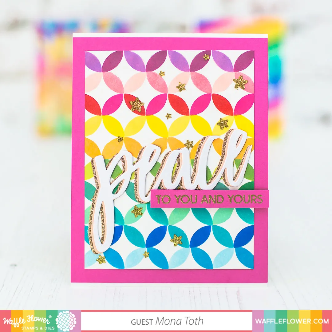 Oversized Peace Stamp Set
