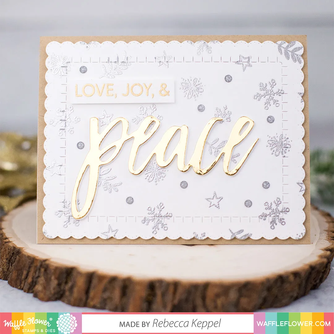 Oversized Peace Stamp Set