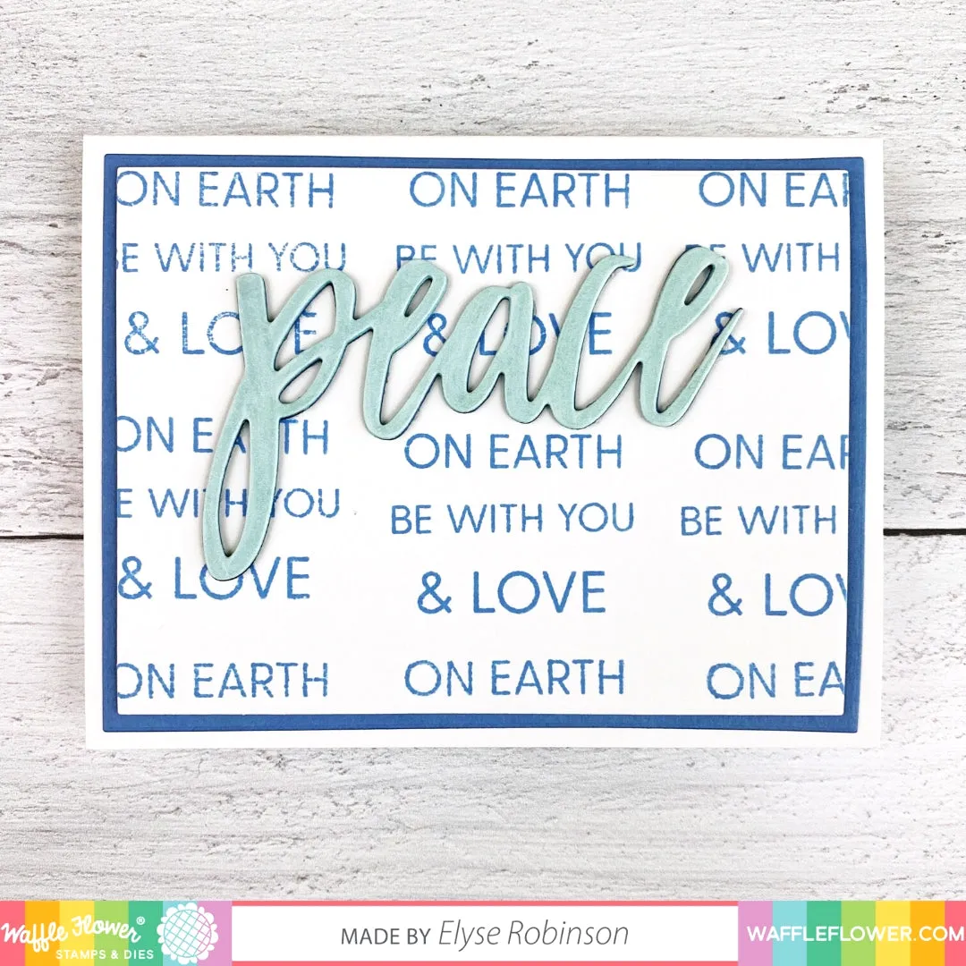 Oversized Peace Stamp Set