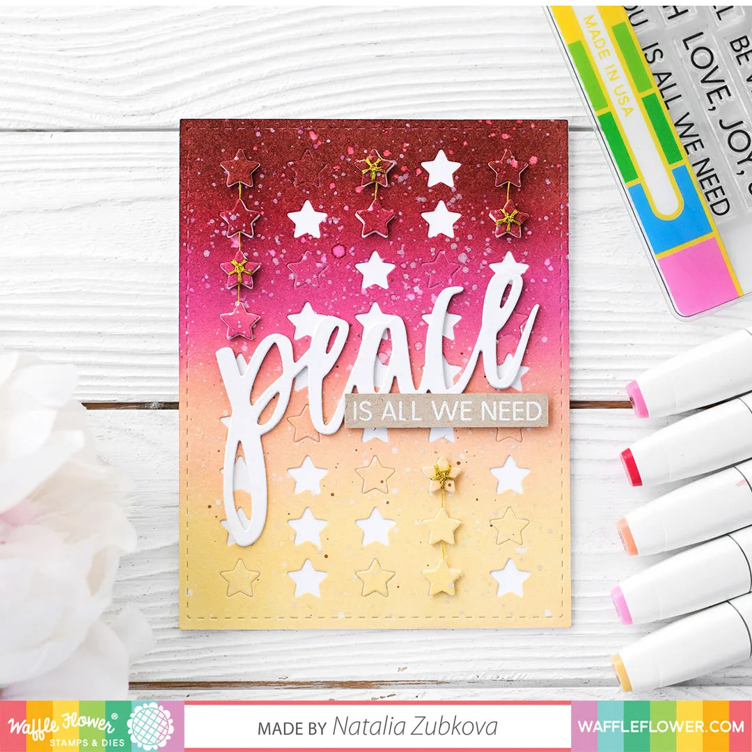 Oversized Peace Stamp Set