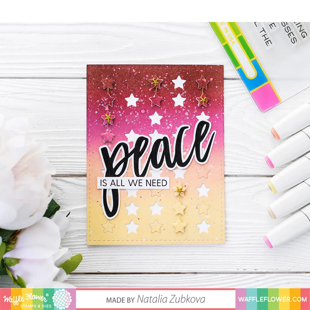 Oversized Peace Stamp Set
