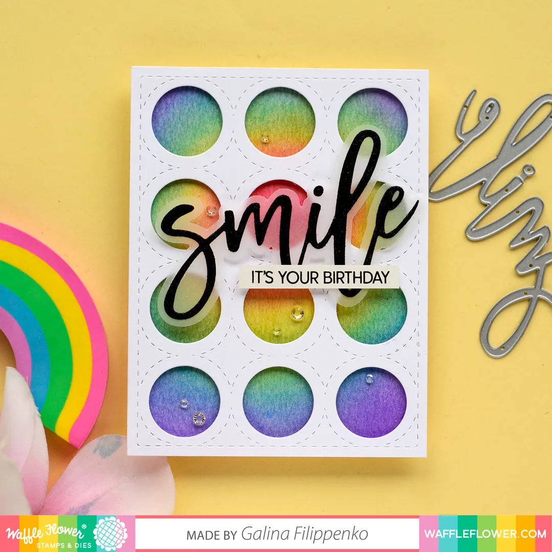 Oversized Smile Stamp Set
