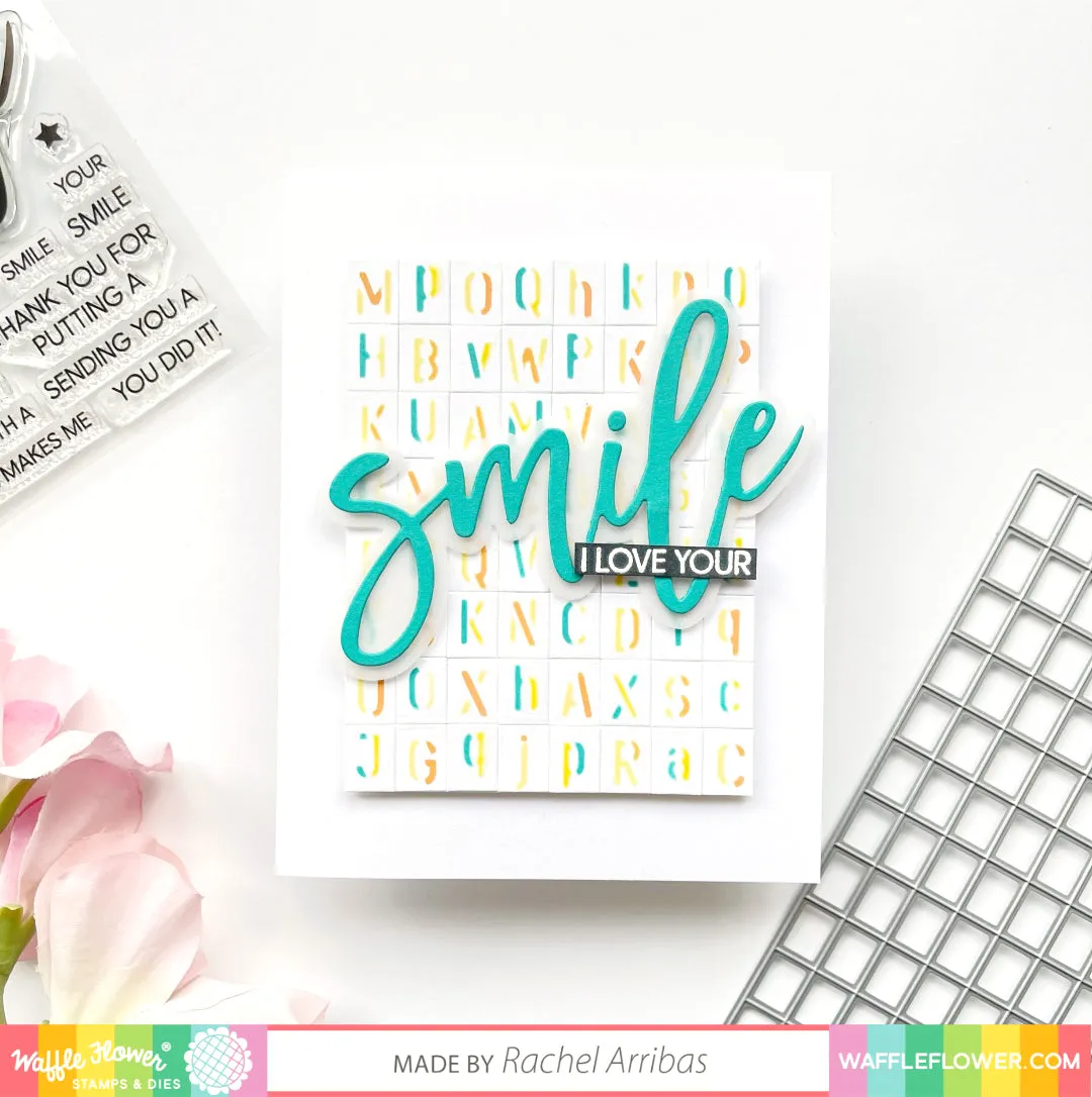 Oversized Smile Stamp Set
