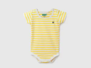Pack of 2 100% Cotton Round Neck Short Sleeves Baby Rompers