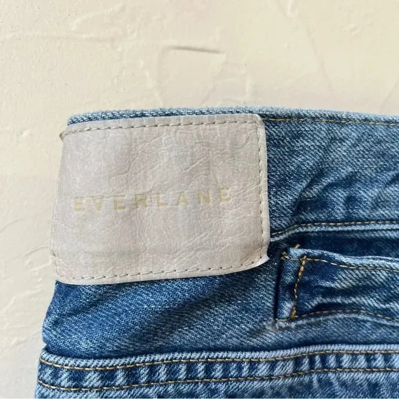 Painted nature design Everlane 25 cinched utility Jean green carpenter stamped