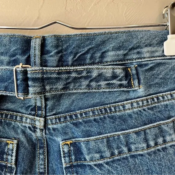 Painted nature design Everlane 25 cinched utility Jean green carpenter stamped
