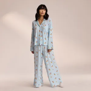 Pantalon de Pyjama en Modal - Bleu