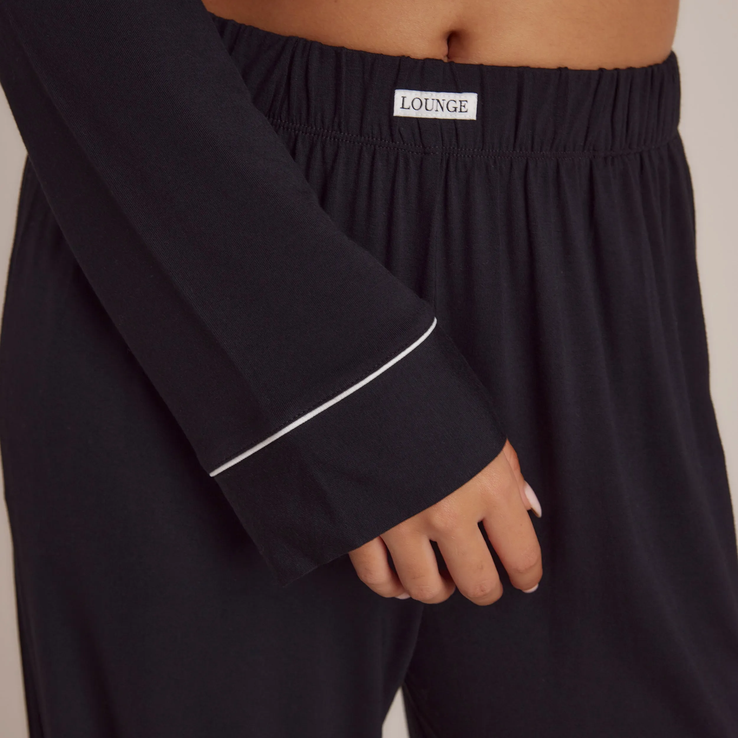 Pantalon de Pyjama en Modal - Noir