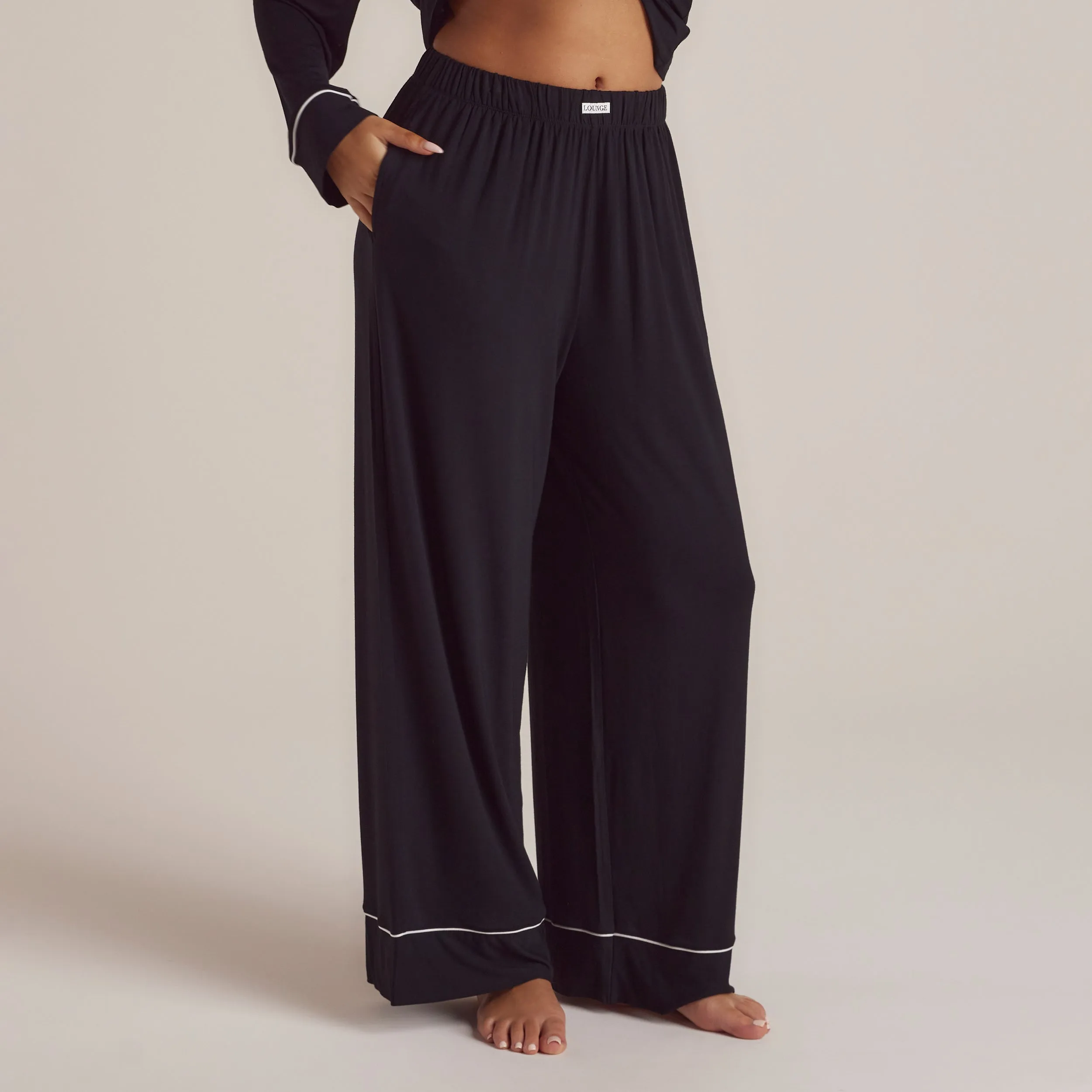 Pantalon de Pyjama en Modal - Noir