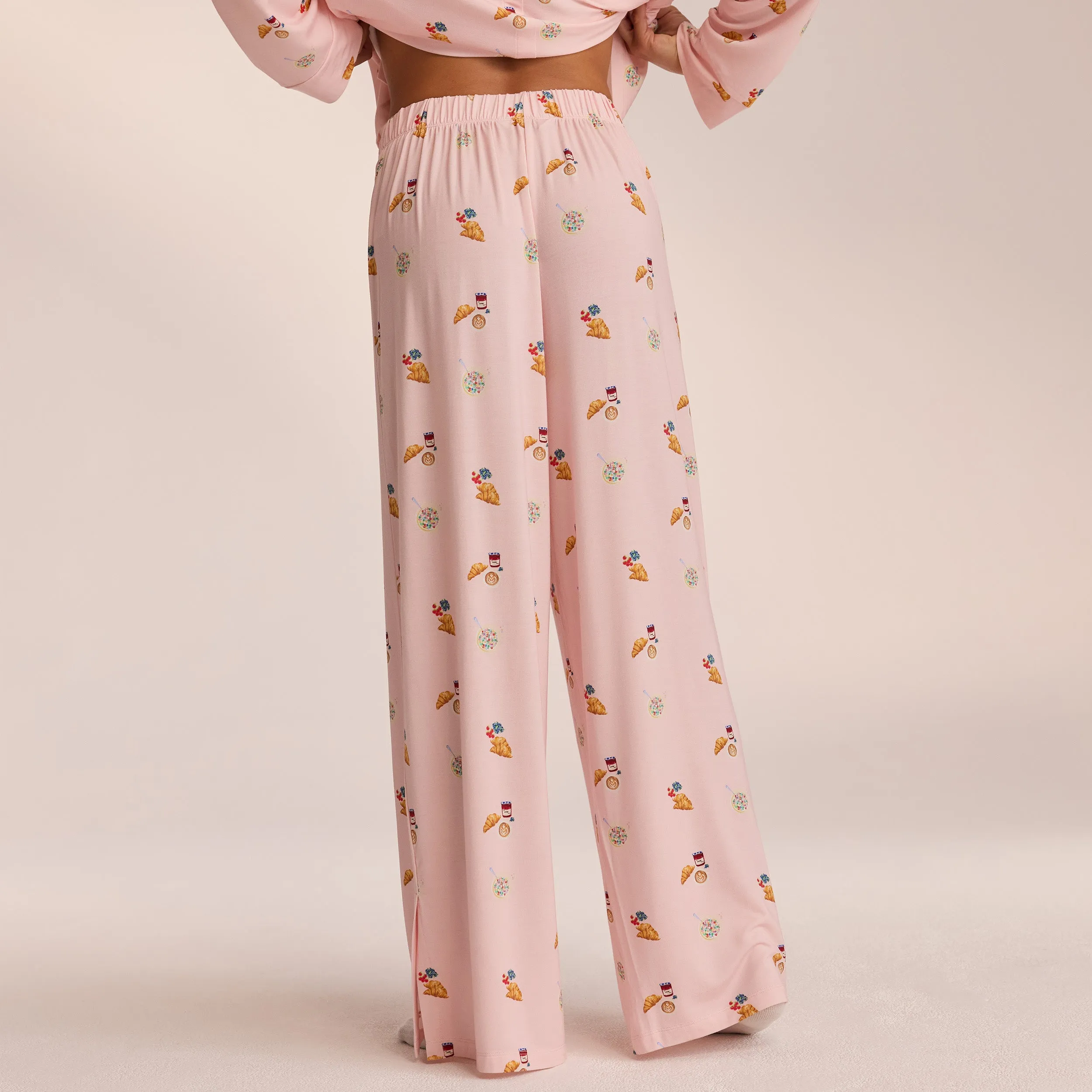 Pantalon de Pyjama en Modal - Rose