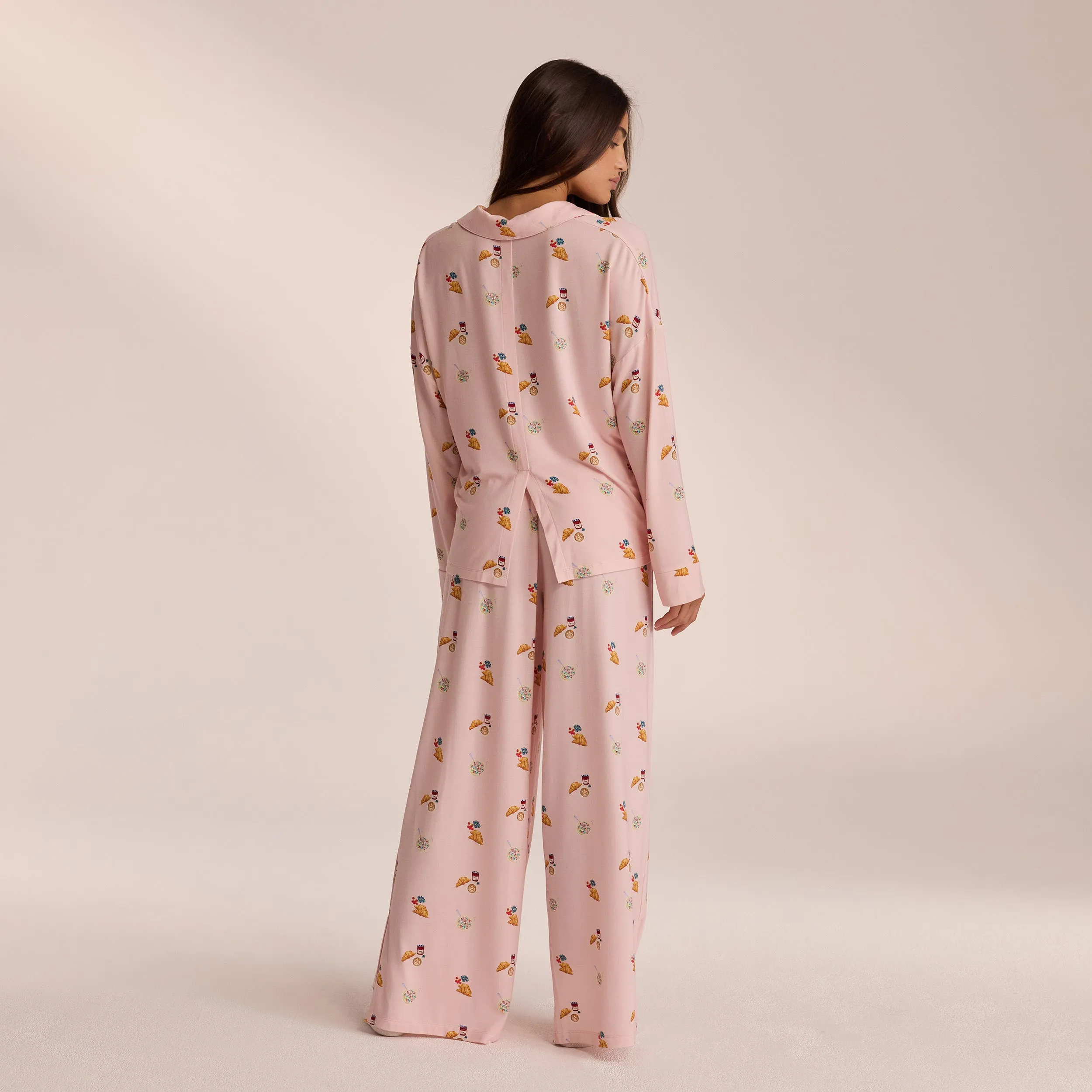 Pantalon de Pyjama en Modal - Rose
