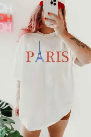 PARIS OVERSIZED GRAPHIC TEE