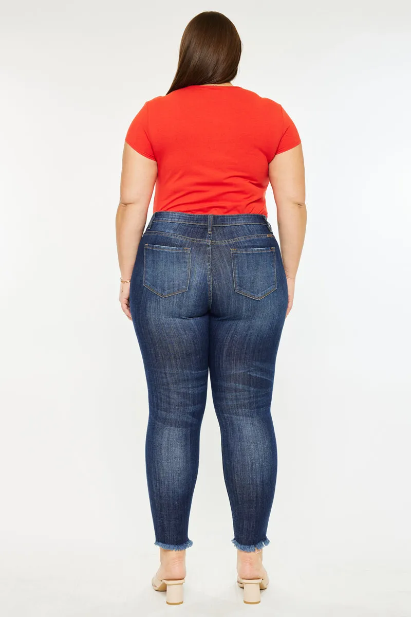 Penny Mid Rise Ankle Skinny Jeans (Plus Size)