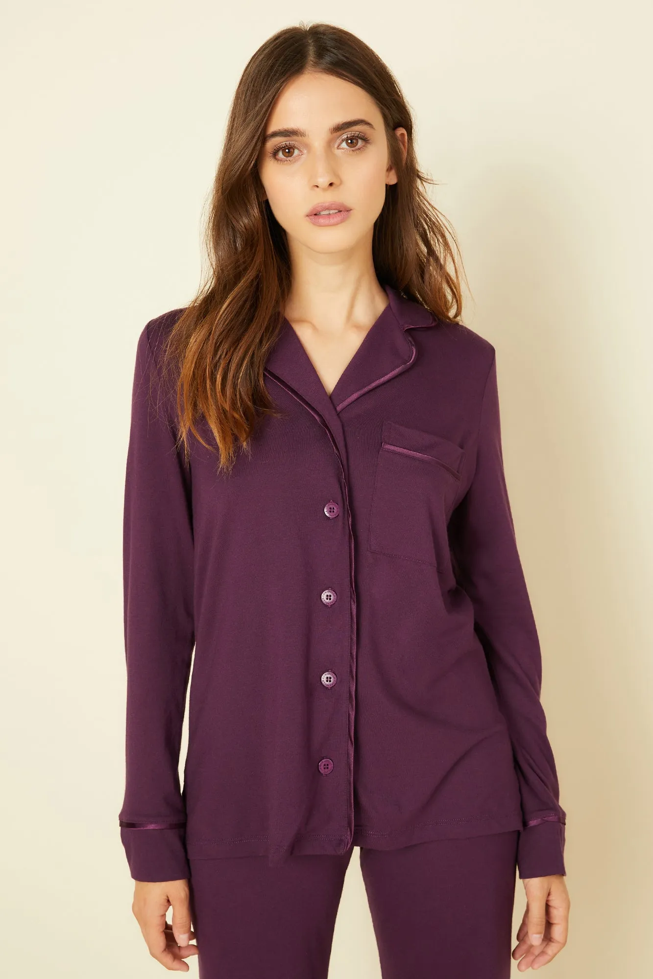 Petite Langarm Oberteil & Hose Pyjama-Set