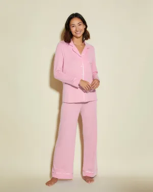 Petite Long Sleeve Top & Pant Pajama Set