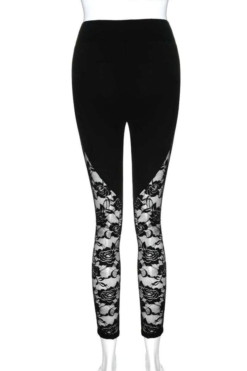 PH795 Lace Leggings Pants