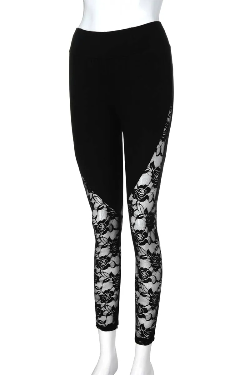 PH795 Lace Leggings Pants