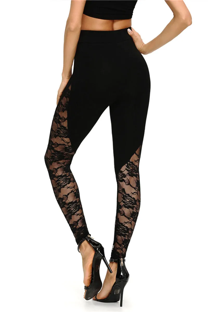 PH795 Lace Leggings Pants