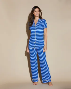 Pigiama Con Top A Manica Corta E Pantaloni