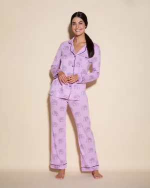 Pigiama Con Top A Maniche Lunghe E Pantaloni