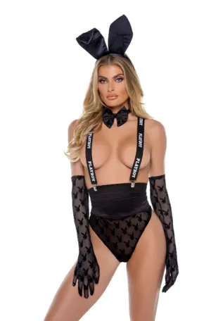 Playboy Topless Tux Suit - Black PBLI166