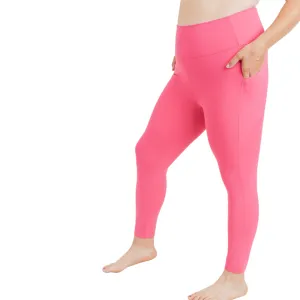 PLUS Laser-Cut Highwaist Leggings - Fuschia
