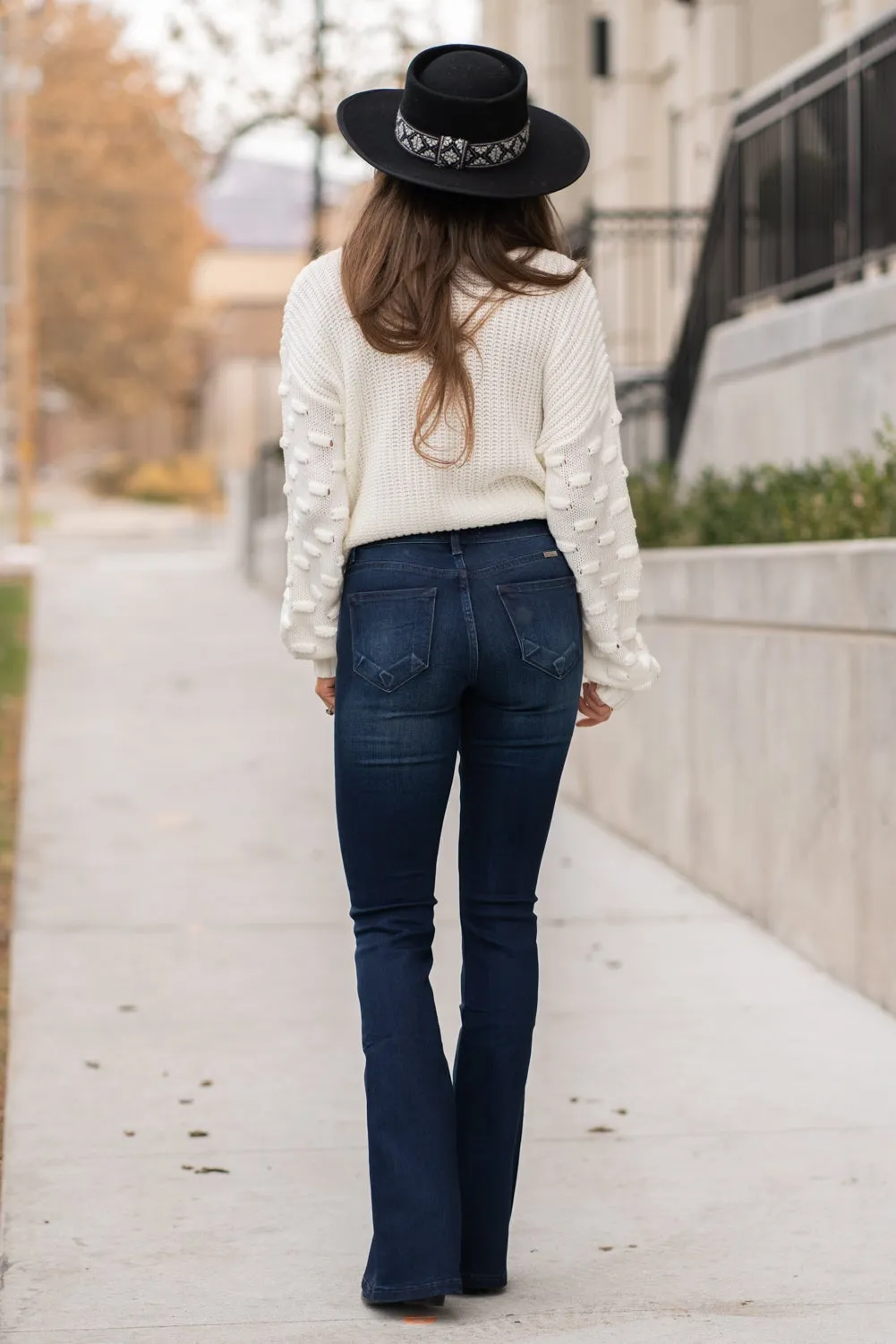 Plus Size Allie Mid Rise Flare