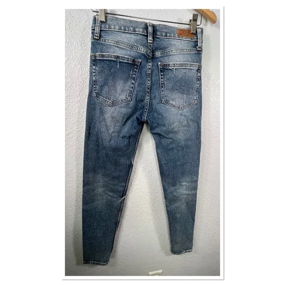 Polo Ralph Lauren Tompkins Skinny High Rise Ankle Jeans Sz 25 Cotton Blend