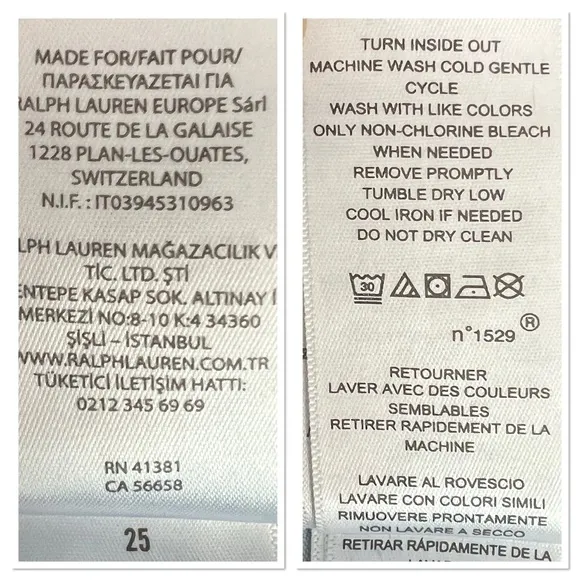 Polo Ralph Lauren Tompkins Skinny High Rise Ankle Jeans Sz 25 Cotton Blend