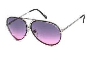 Porsche PO8478 sunglasses (Gunmetal frame with 2 sets of lenses)
