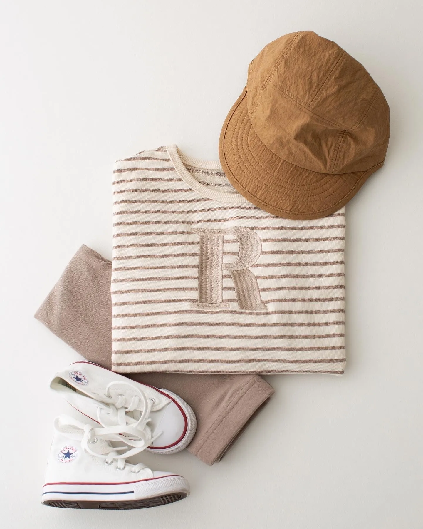 Pre-Order Oversized Stripe Sweatshirt - Embroidered