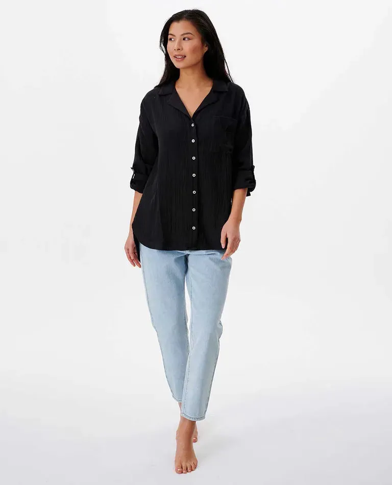 Premium Surf L/S BT Shirt- Black