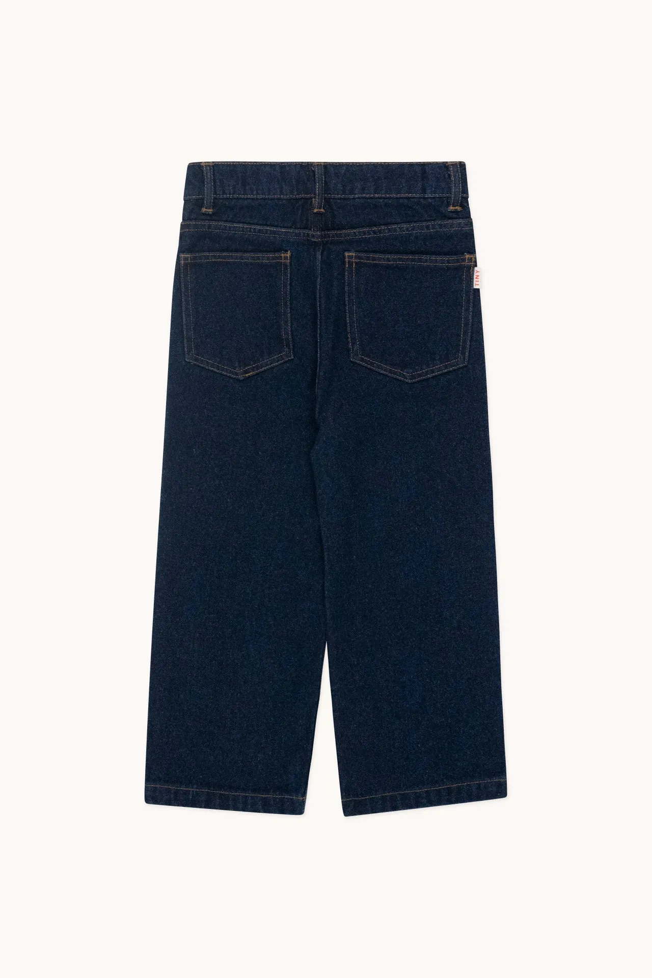 Printed Jeans, Dark Wash Denim