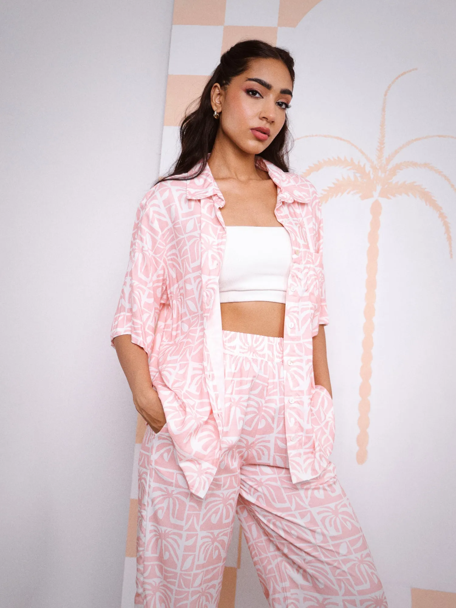 Printed Oversized Shirt