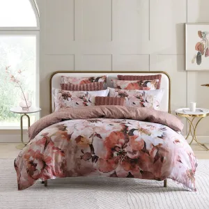 Private Collection TESSA PEACH QUILT COVER SET