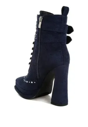 Punk Harness Boots - Studded High Heel Boots | Femstylo