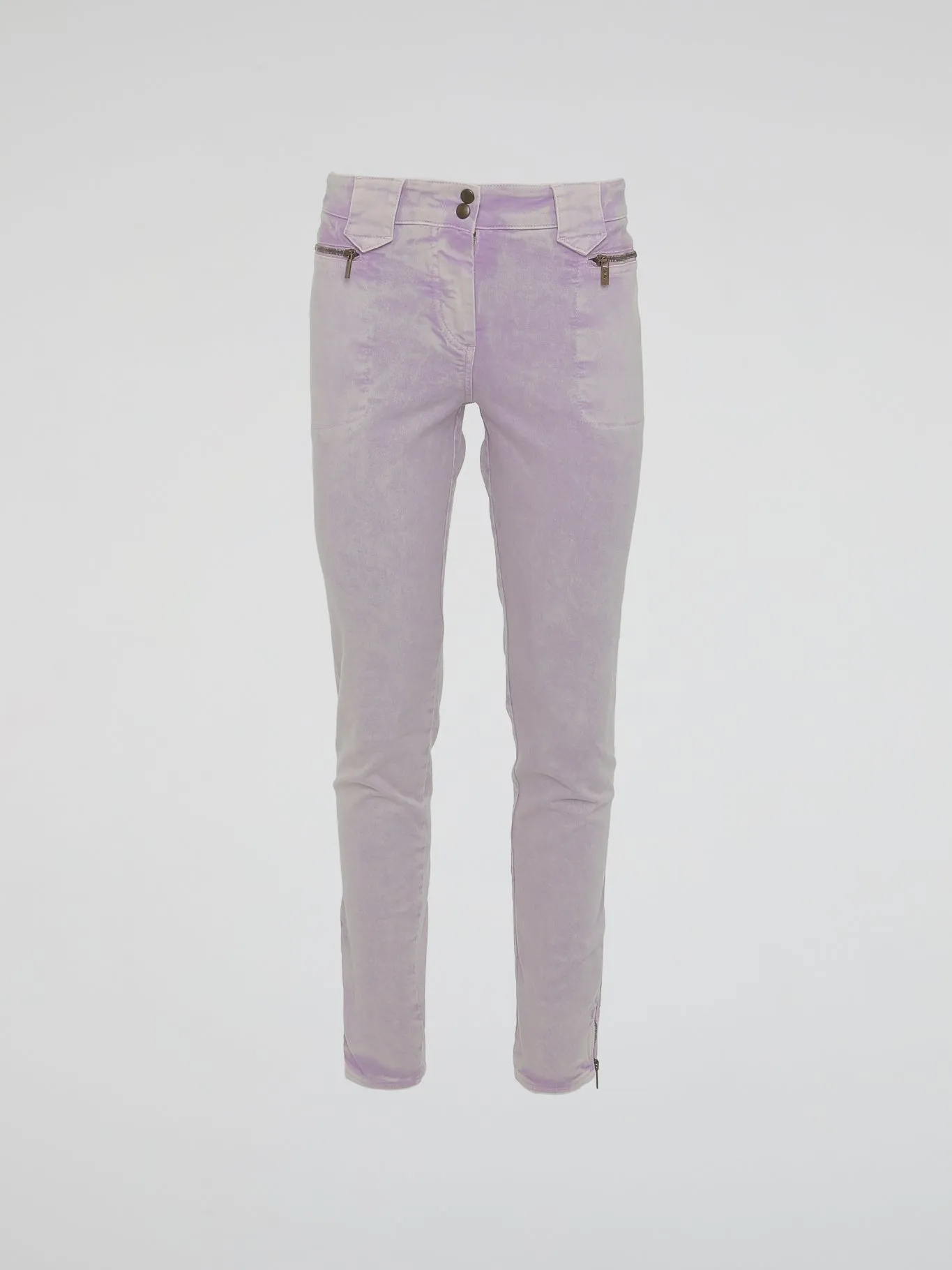 Purple Acid Wash Jeans