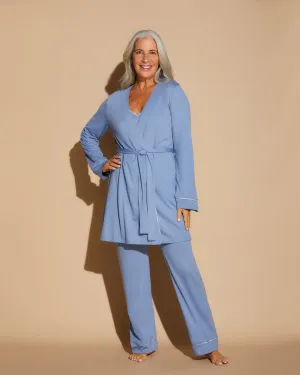 Pyjama 3 Pièces Avec Peignoir