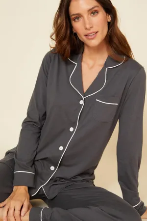 Pyjama Mit Langärmligem Oberteil Und Hose