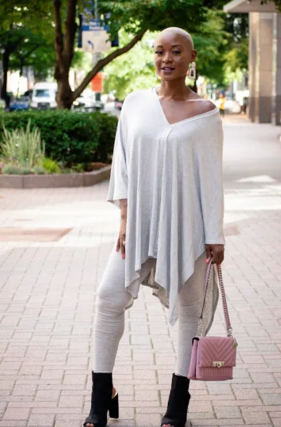 Queeny Legging Set-Heather Grey